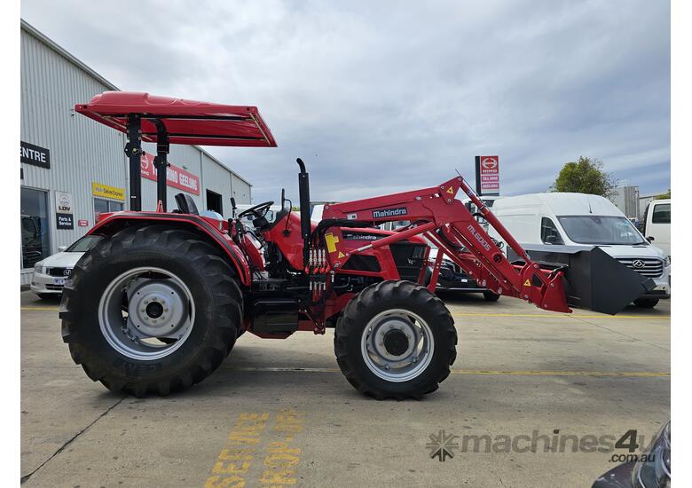 caption 2024 Mahindra 75HP 4WD Tractor with Front End Loader