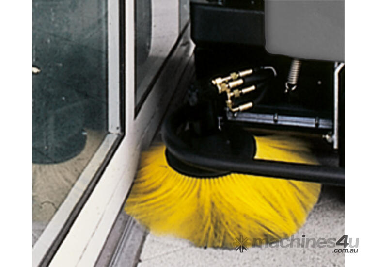 caption Karcher KM 100/100 R P Ride-On Floor and Vacuum Sweeper