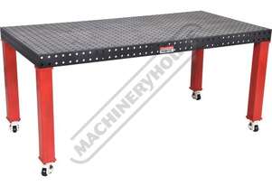 WT16-2010N 2000 x 1000mm M16 Pro Series Welding Table Plasma Nitriding Coating 16mm Holes