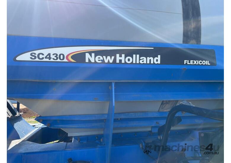 caption NEW HOLLAND SC430 TBT AIR-SEEDER BIN