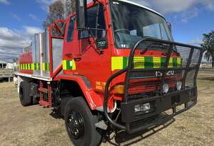 Isuzu FTS700 4x4 Single Cab Firetruck. Ex Govt.