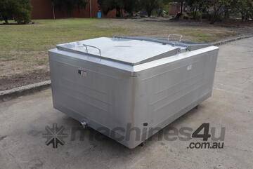 Stainless Steel Jacketed Tank Vat Milk - 1850 Litres - Dairy Kold