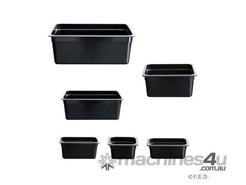 Food Tek Black Poly 1/1 X 65 Mm Gastronorm Pan Jw P112B (1 Pack)