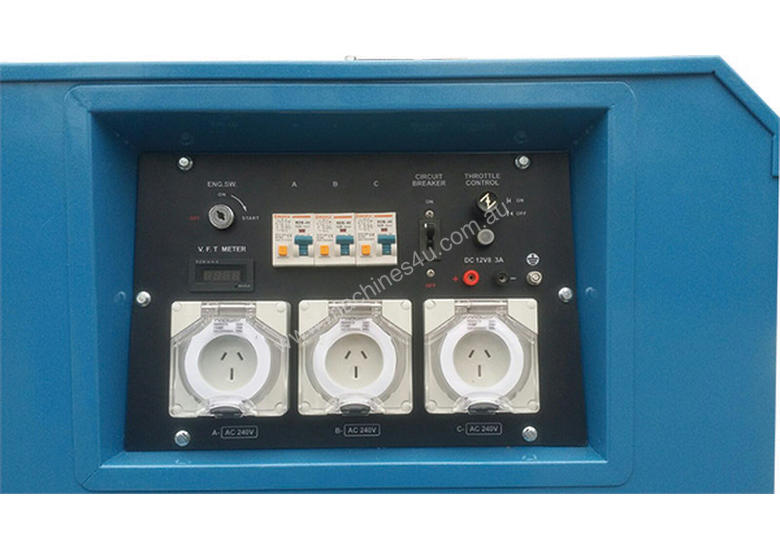 caption 12 KVA Portable Generator BDP12000 10KVA Petrol