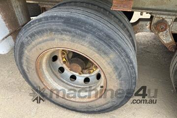 2007 Haulmark Tri Axle Flat Bed Trailer