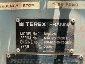 2008 Terex - Franna MAC25 Pick & Carry Crane - picture2' - Click to enlarge