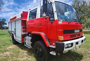 Isuzu FTS700 4X4 Crewcab Firetruck. Ex NSW Fire & Rescue Service.
