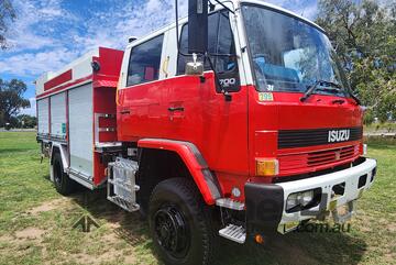 Isuzu FTS700 4X4 Crewcab Firetruck. Ex NSW Fire & Rescue Service.