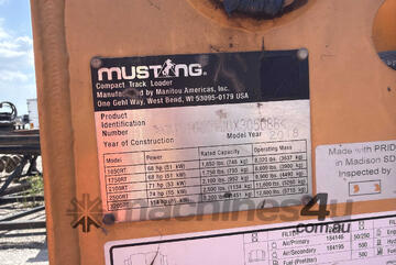 2018 Mustang Compact Track Loader