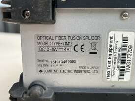 Sumitomo Type-71M12 Mass Fusion Splicer In Carry Case - picture0' - Click to enlarge