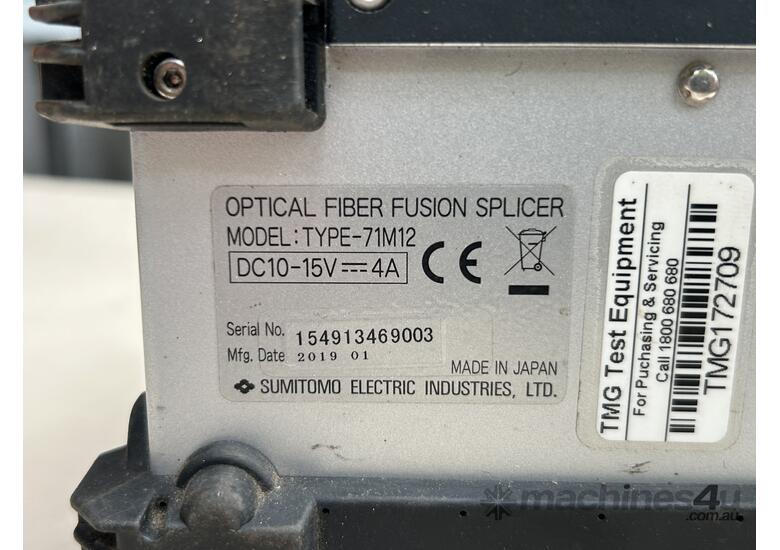 Sumitomo Type-71M12 Mass Fusion Splicer In Carry Case