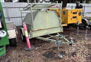 Europe Trailers Single Axle Box Trailer