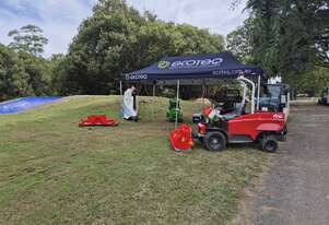 April SALE!!! RINO(Flail & Rotary Deck) 100% Electric Compact Tractor Showroom Unit