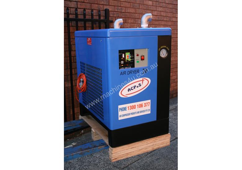 caption 104cfm Compressed Air Refrigerated Dryer for removing water from compressed air