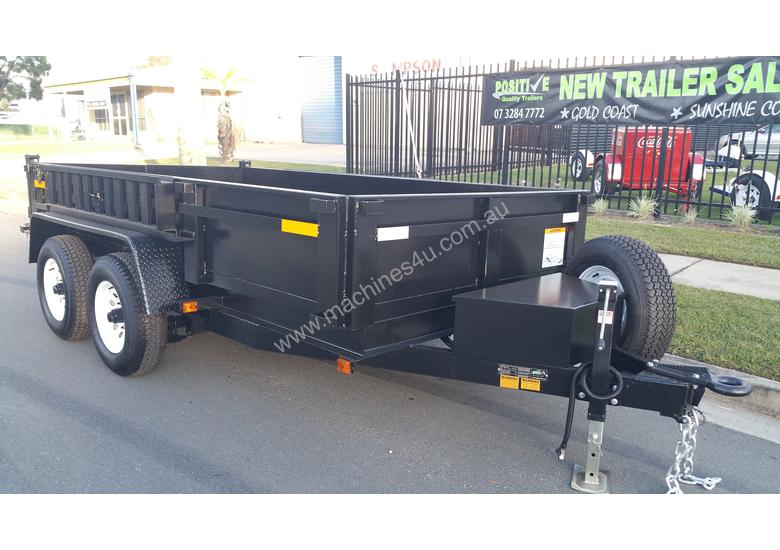 caption 12x6 Hydraulic Tipper / Dump Trailer Tandem 4.5T
