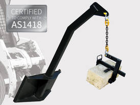 CERTIFIED 1500KG Skid Steer Lifting Boom - picture1' - Click to enlarge