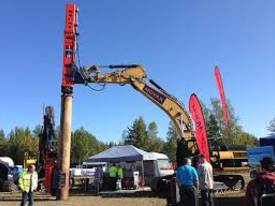 Excavated Mounted Piling Hammer DH-25 and DH-35 - picture1' - Click to enlarge