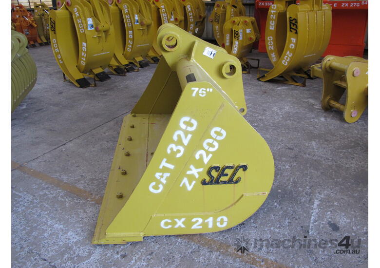 SEC 20 Ton Mud Bucket for Caterpillar CAT320 - Includes Pin, 1930mm Width