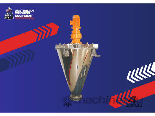 caption Conical Screw Mixer: Powder + Granule: Fast Mix