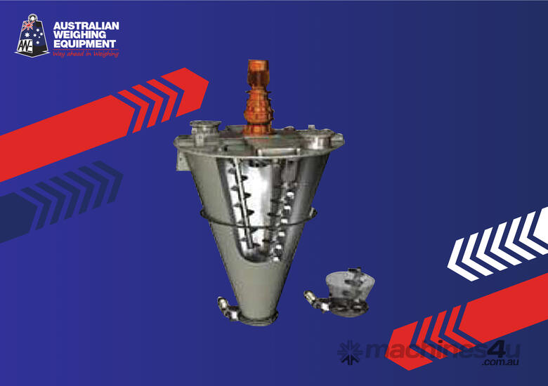caption Conical Screw Mixer: Powder + Granule: Fast Mix