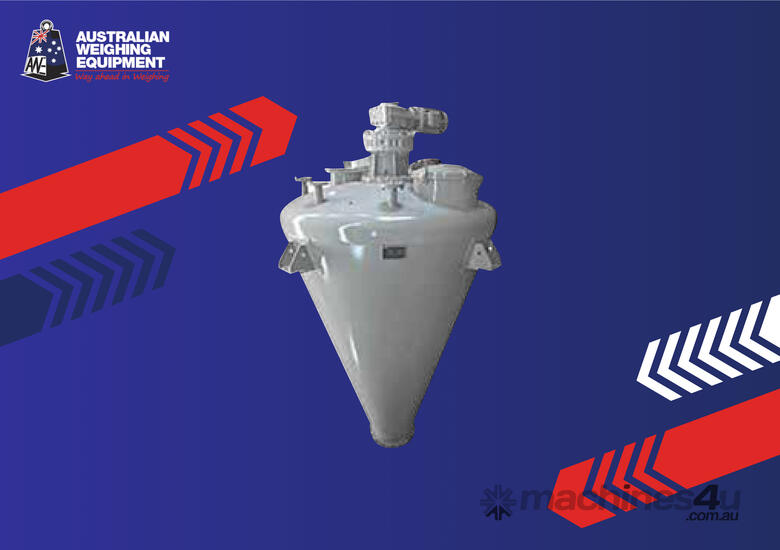 caption Conical Screw Mixer: Powder + Granule: Fast Mix