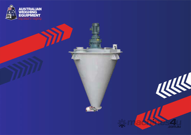 caption Conical Screw Mixer: Powder + Granule: Fast Mix