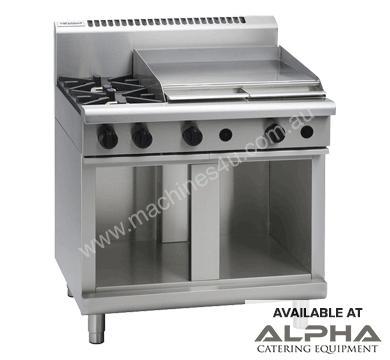 Waldorf 800 Series RNL8606G-CB - 900mm Gas Cooktop Low Back Version `` Cabinet Base