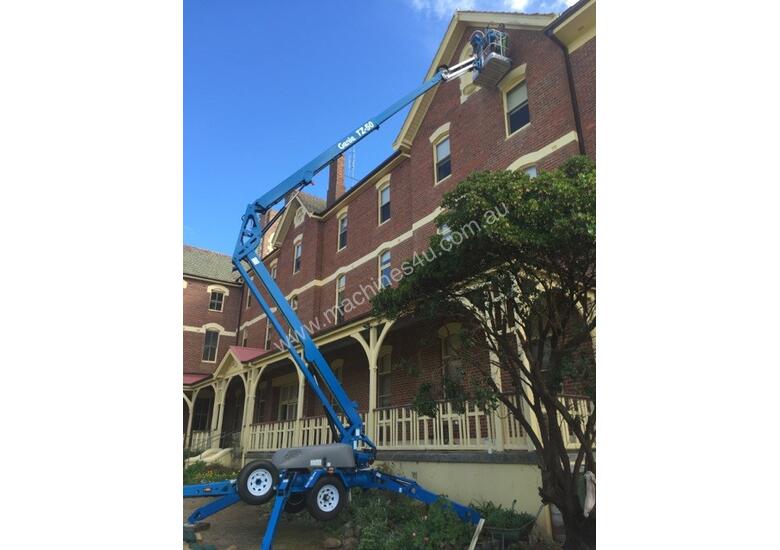 caption GENIE TZ 50 Drive & Set Trailer-Mounted Boom