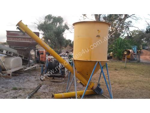 CEMENT AUGER and hopper