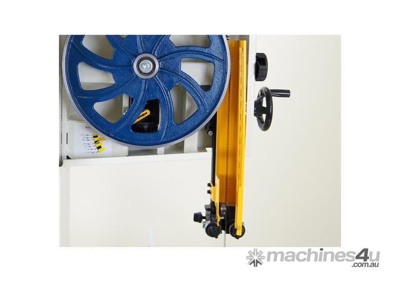 caption 350mm (14?) Deluxe Bandsaw with 2820mm x 4-19mm Blade with Storage Cabinet 1.5HP 240V 10-326 by Riko