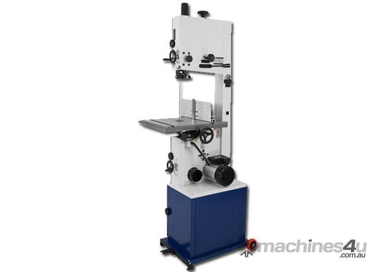 caption 350mm (14?) Deluxe Bandsaw with 2820mm x 4-19mm Blade with Storage Cabinet 1.5HP 240V 10-326 by Riko