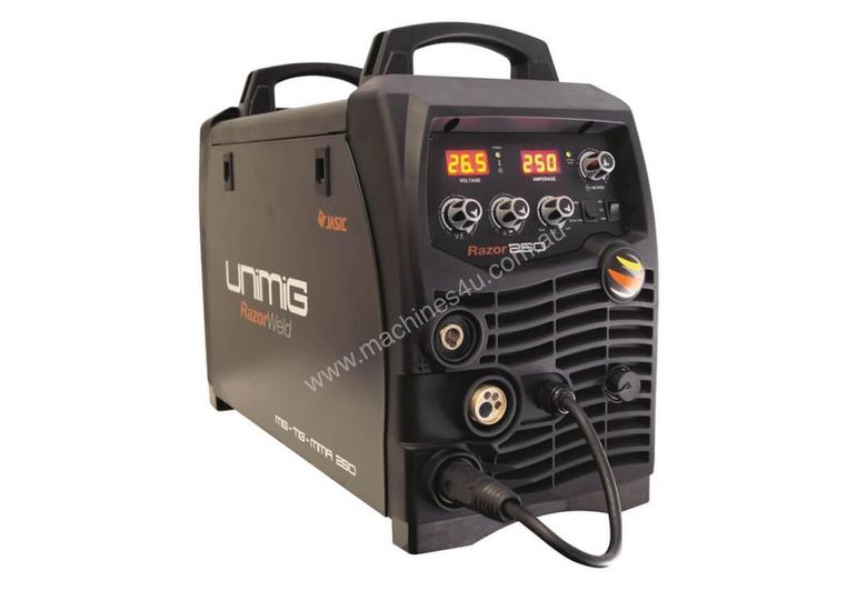 caption Unimig Razor 250 Inverter Mig Welder