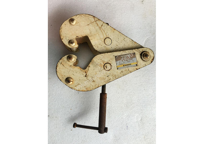Used jet Beam Girder Clamp 5 Ton JET for Block Tackle Lifting Mount