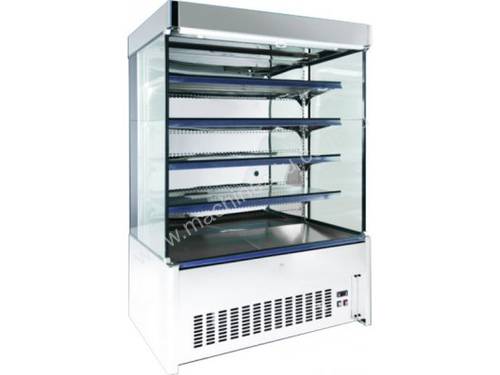 F.E.D. DC-2000N Refrigerated Stainless Steel 5 Levels Open Merchandiser