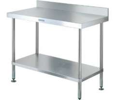 Simply Stainless - Work Bench with Splashback 700mm Deep - picture0' - Click to enlarge