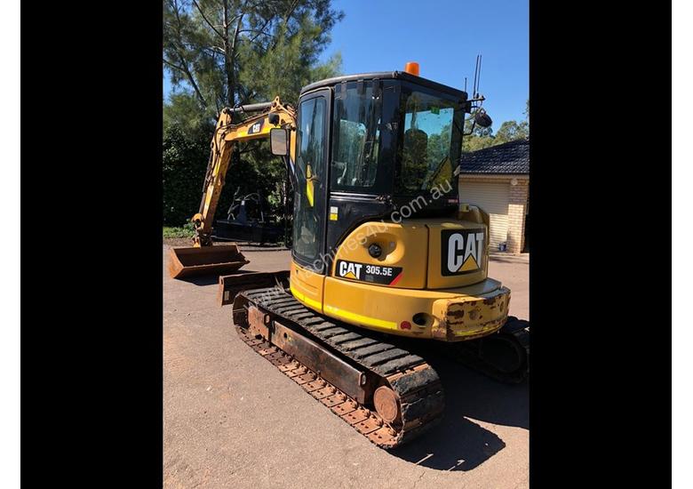 caption SOLD---2013 CATERPILLAR 305.5E CR Excavator