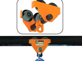 18140BD - Adjustable Wheeled Gantry, Chain Block and Push Girder Trolley Bundle Deal - picture0' - Click to enlarge