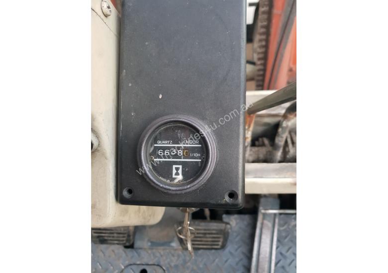 caption Nissan Forklift 2.5 Ton Rotating Tynes