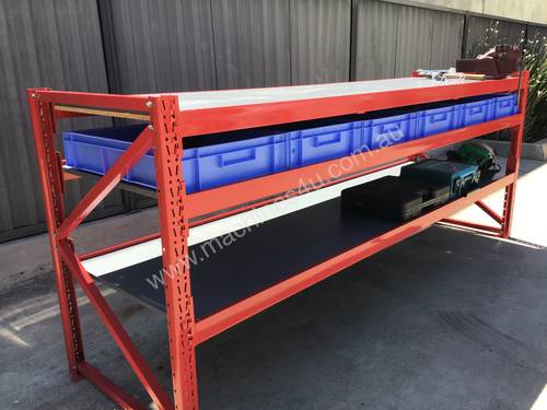 2.4mx0.7m Workbench  - Garage, Warehouse, Factory - FREE DELIVERY! (Melb Metro)