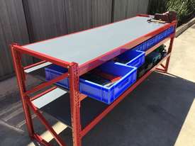 2.4mx0.7m Workbench  - Garage, Warehouse, Factory - FREE DELIVERY! (Melb Metro) - picture0' - Click to enlarge
