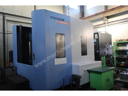 Doosan HM-8000 Twin Pallet Horizontal Machining Centre, Low Hours