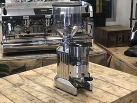 QUAMAR T48 AUTOMATIC CHROME ESPRESSO COFFEE GRINDER - picture0' - Click to enlarge