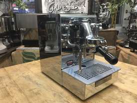 EXPOBAR OFFICE LEVA 1 GROUP BRAND NEW STAINLESS STEEL ESPRESSO COFFEE MACHINE - picture0' - Click to enlarge