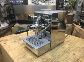EXPOBAR OFFICE LEVA 1 GROUP BRAND NEW STAINLESS STEEL ESPRESSO COFFEE MACHINE - picture1' - Click to enlarge