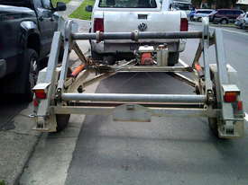 1 ton hydraulic self  loader cable drum trailer 2.5hp honda ,  - picture2' - Click to enlarge