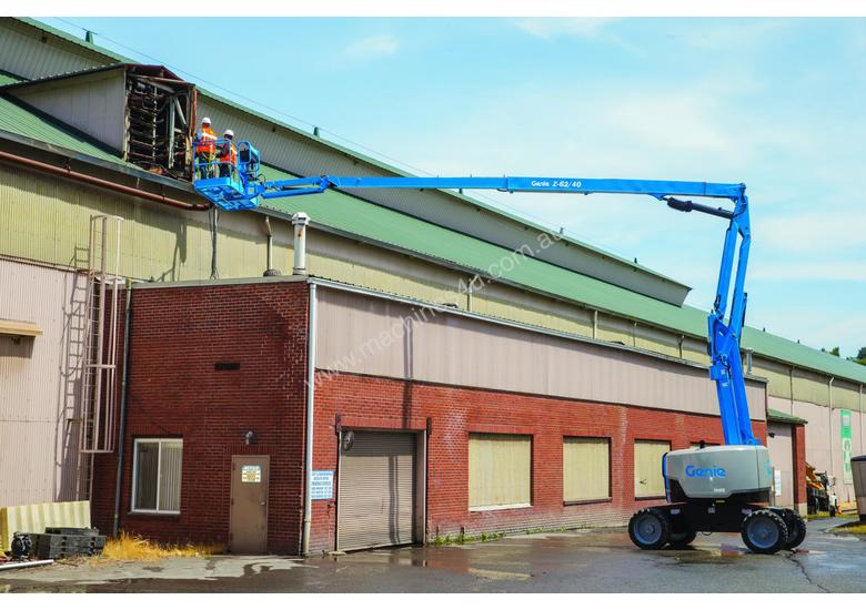 caption Genie 60ft Diesel Knuckle Boom Lift – Versatile, Durable, and Built for Tough Jobs! For Hire!