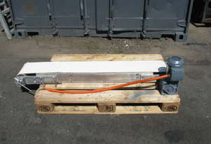 Stainless Motorised Belt Conveyor - 1.3m long