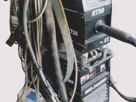 unimig welder 415 volt with traveller set up for aluminium - picture0' - Click to enlarge
