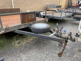 Cattanach Grey Single Axle Mower Trailer - picture0' - Click to enlarge
