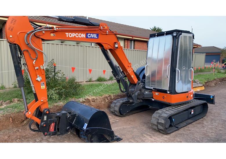 caption 2019 Hitachi ZX55U-5A Excavator